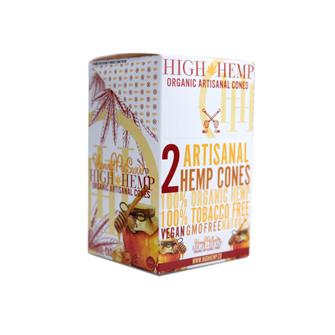 High Hemp Organic Wrap Cones Honey Pot Swirl - High Hemp Herbal Wraps