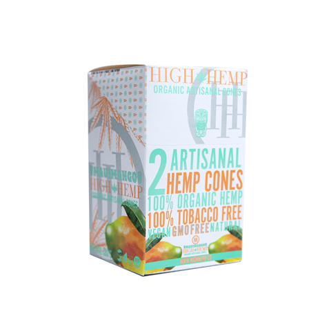 High Hemp Organic Wrap Cones Maui Mango - High Hemp Herbal Wraps